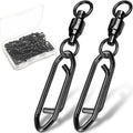 Fishing Power Clips Ball Bearing Swivels Quick Change Speed Clips