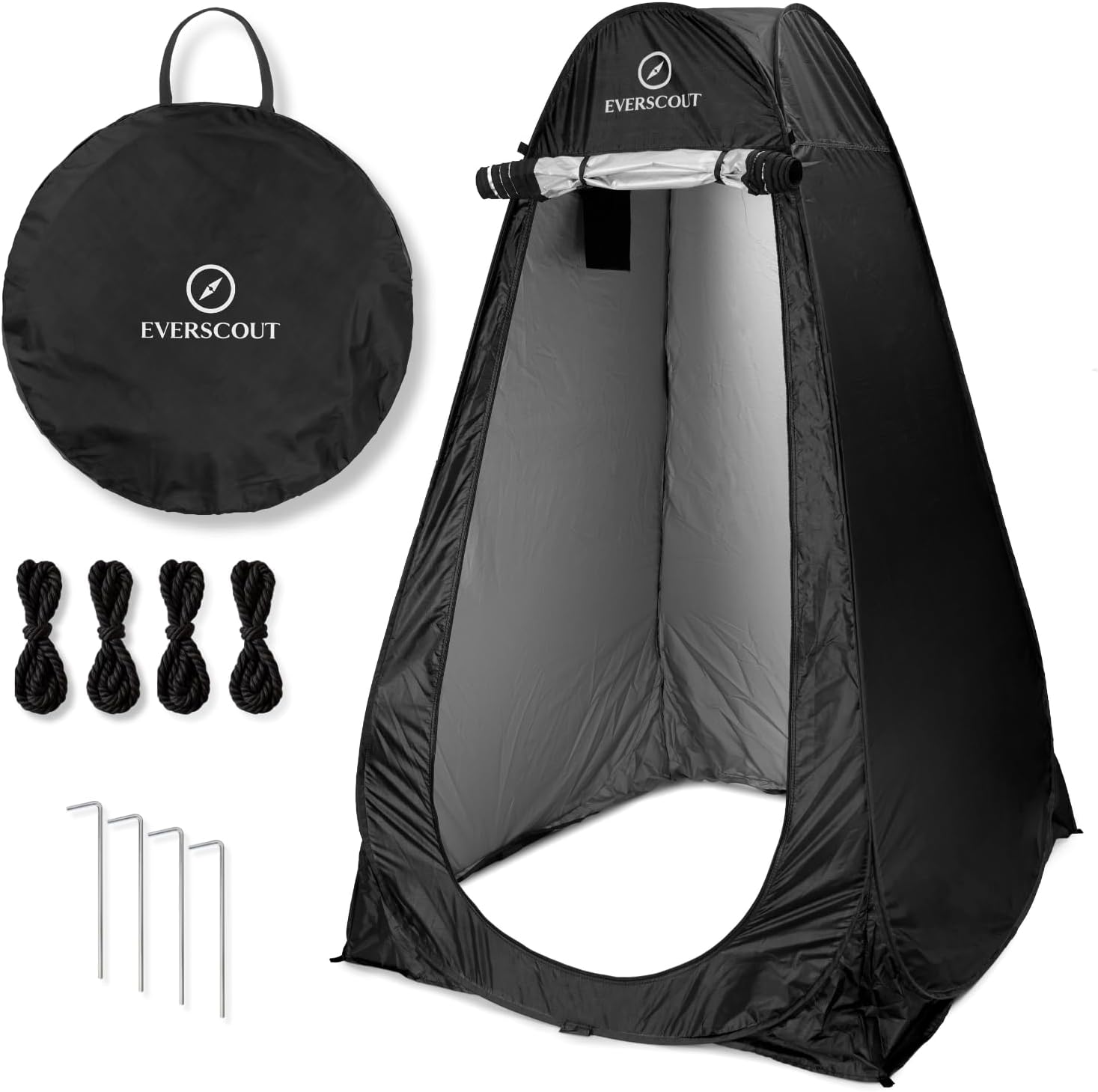 Pop Up Privacy Tent for Portable Toilet and Camp Shower