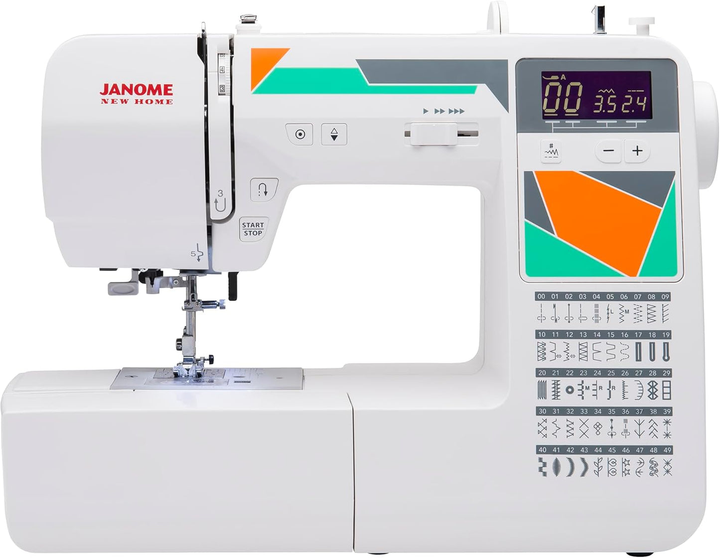 Janome MOD-50 Computerized Sewing Machine - 50 Stitches & Buttonholes