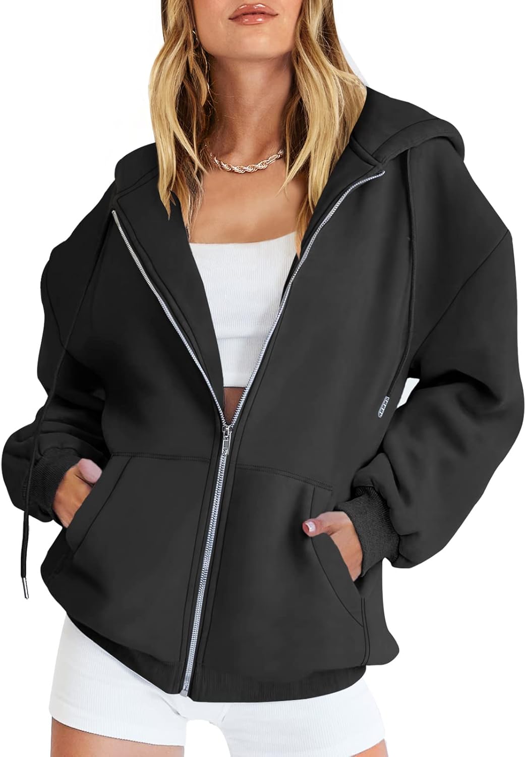 Cozy Y2K Fleece Hoodie by ANRABESS