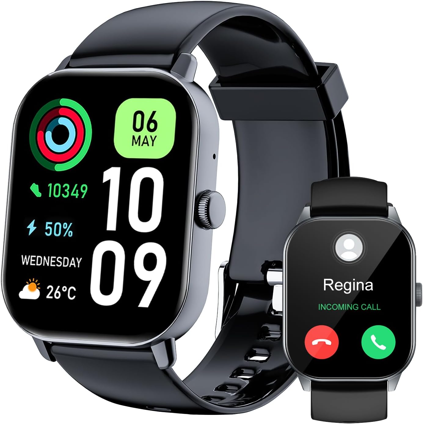 ISKOVI Smartwatch: Answer Calls, Track Fitness, Waterproof