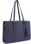 Laptop Tote Bag for Women 15.6 in Leather Briefcase - Professional