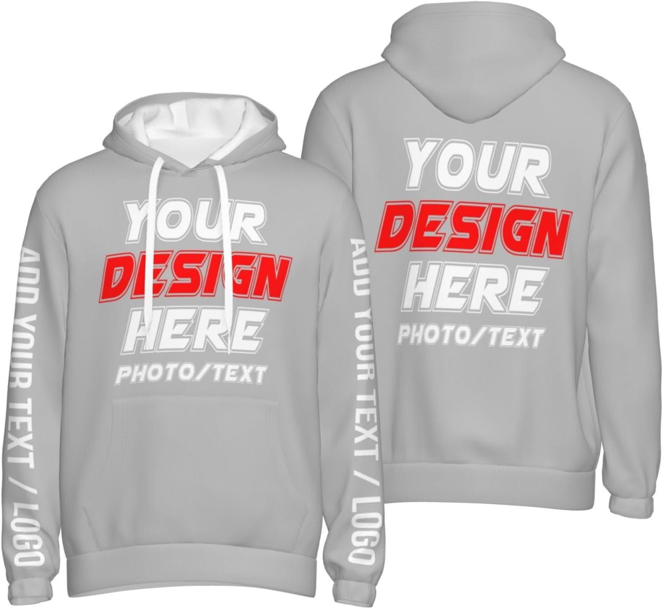 Design Your Own Custom Hoodies - Personalize with Text & Images