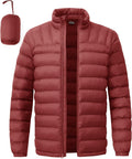 Men's Lightweight Packable Puffer Jacket - Warm, Water Resistant