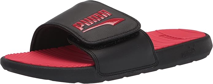 PUMA Men's Cool Cat Hook & Loop Slide Sandal for Comfort