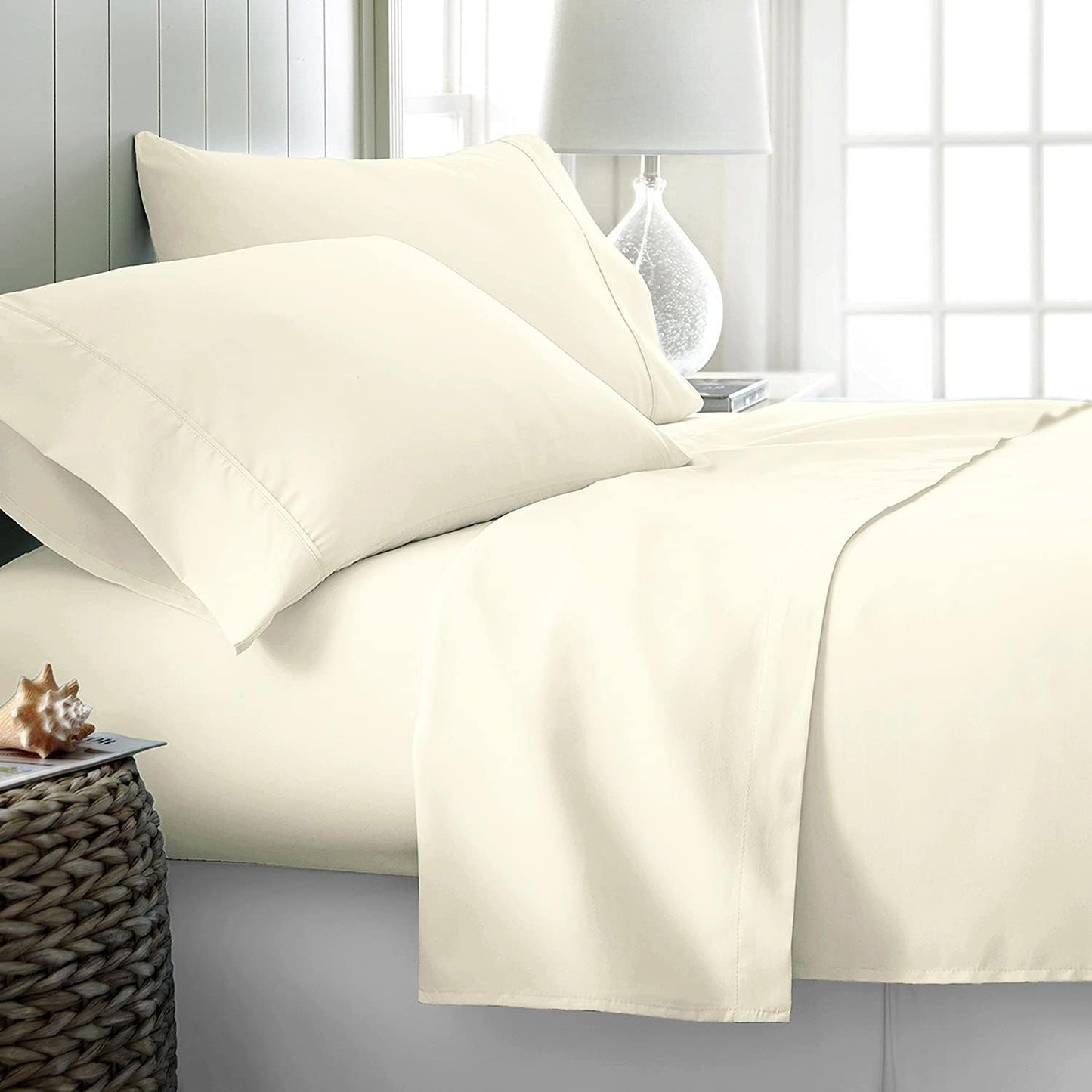 Luxurious 100% Egyptian Cotton Twin Size Sheets for Comfort