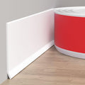 Duzzy Flexible Baseboard Molding Trim 4in x 40ft - Peel and Stick