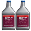 Genuine OEM Brake Fluid DOT 3 2 Quarts - Advanced Protection for Honda