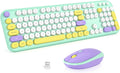 Wireless Keyboard and Mouse Combo Full Size Retro Typewriter