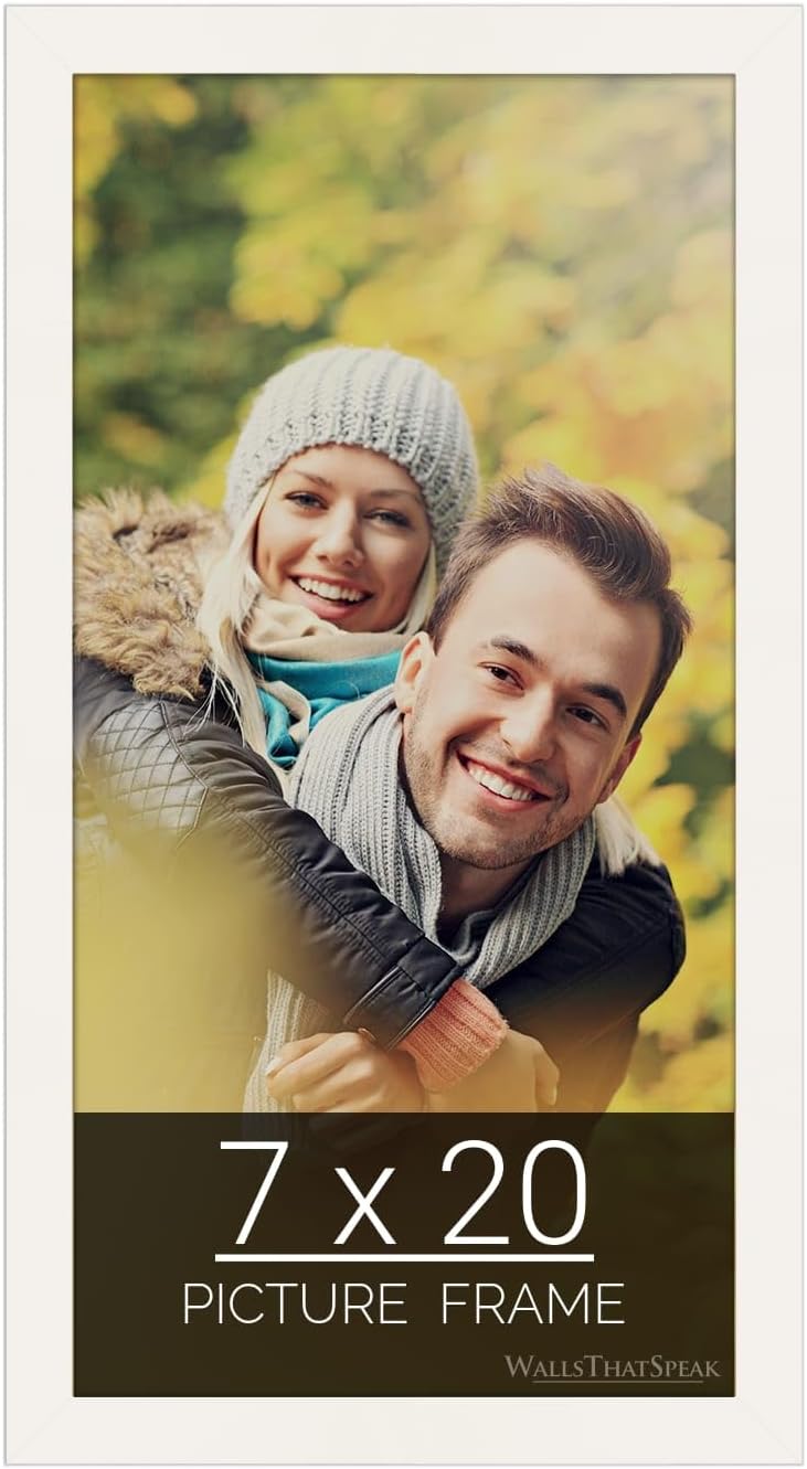 7x20 White Picture Frame for Puzzles Posters Photos Artwork