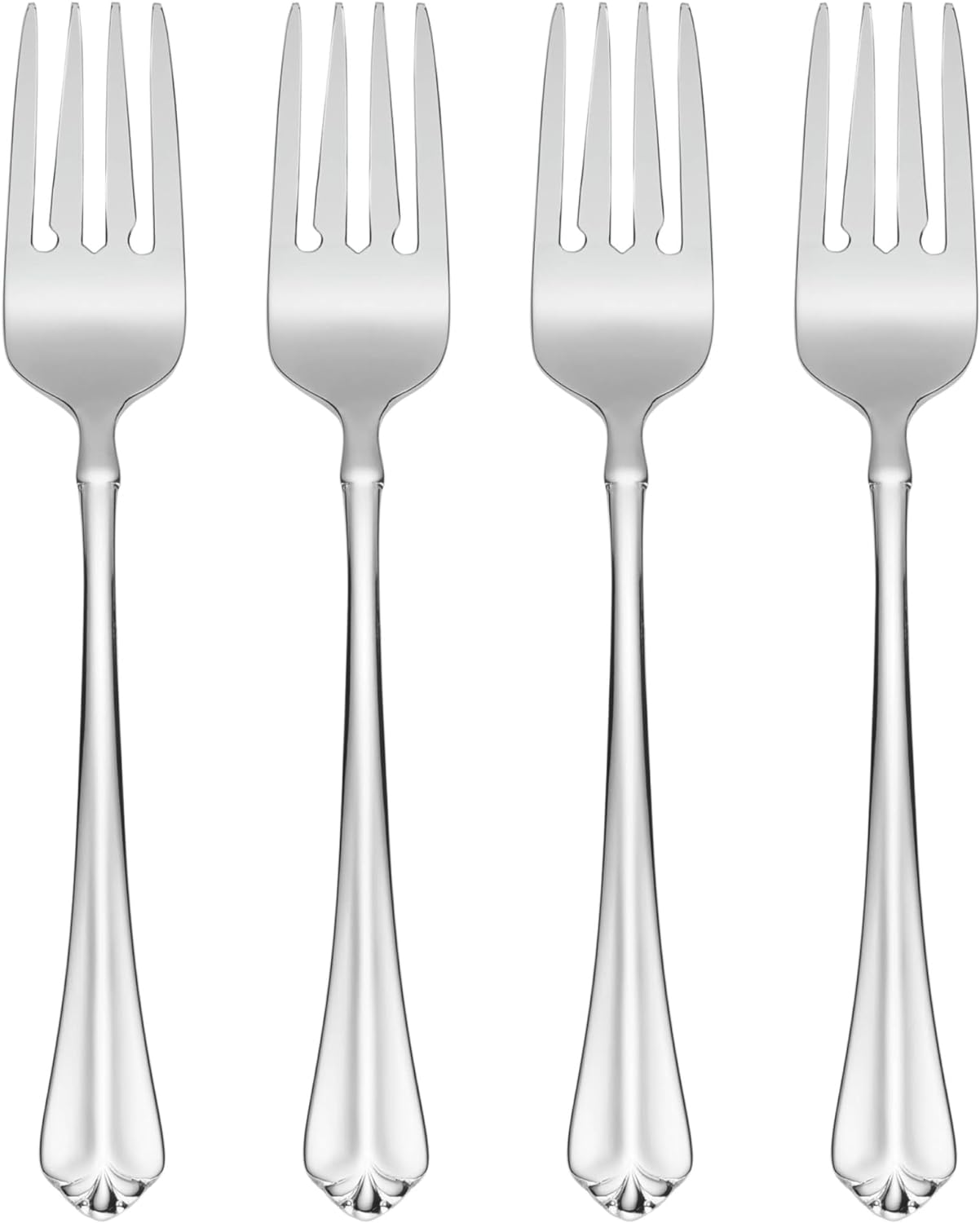 Oneida Julliard Flatware Set of 4, 18/10 Stainless Steel Silver