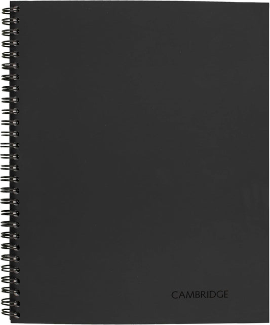 Cambridge Business Notebook 6-5/8 x 9-1/2 Legal Ruled Flex Cover Gray