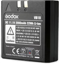 GODOX VB18 11.1V 2000mAh Rechargeable Battery Pack - Fast Recycle
