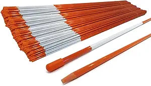 Pack of 2500 Orange Reflective Driveway Markers for Winter Use