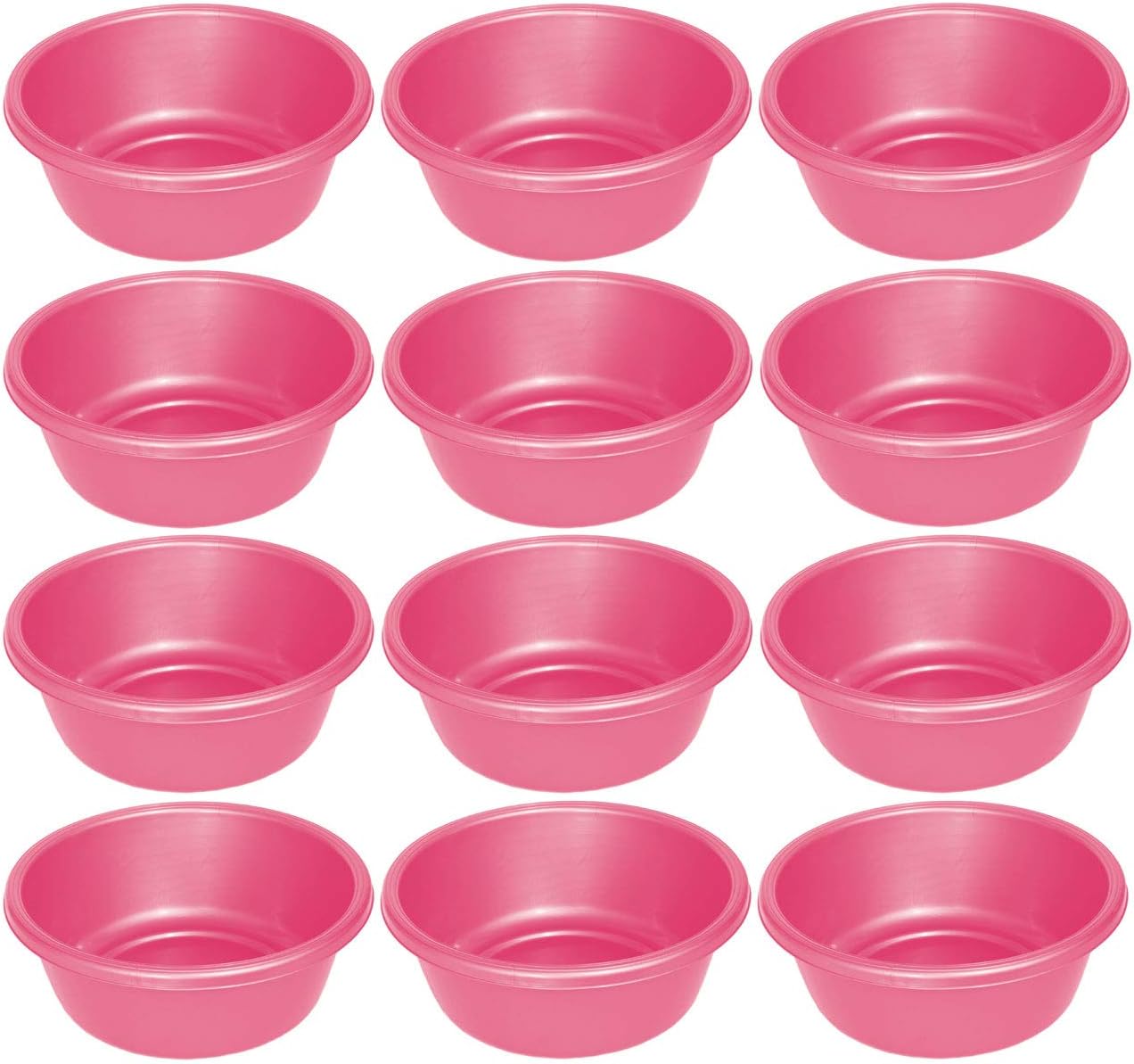 YBM HOME Round Plastic Wash Basin for Versatile Household Use