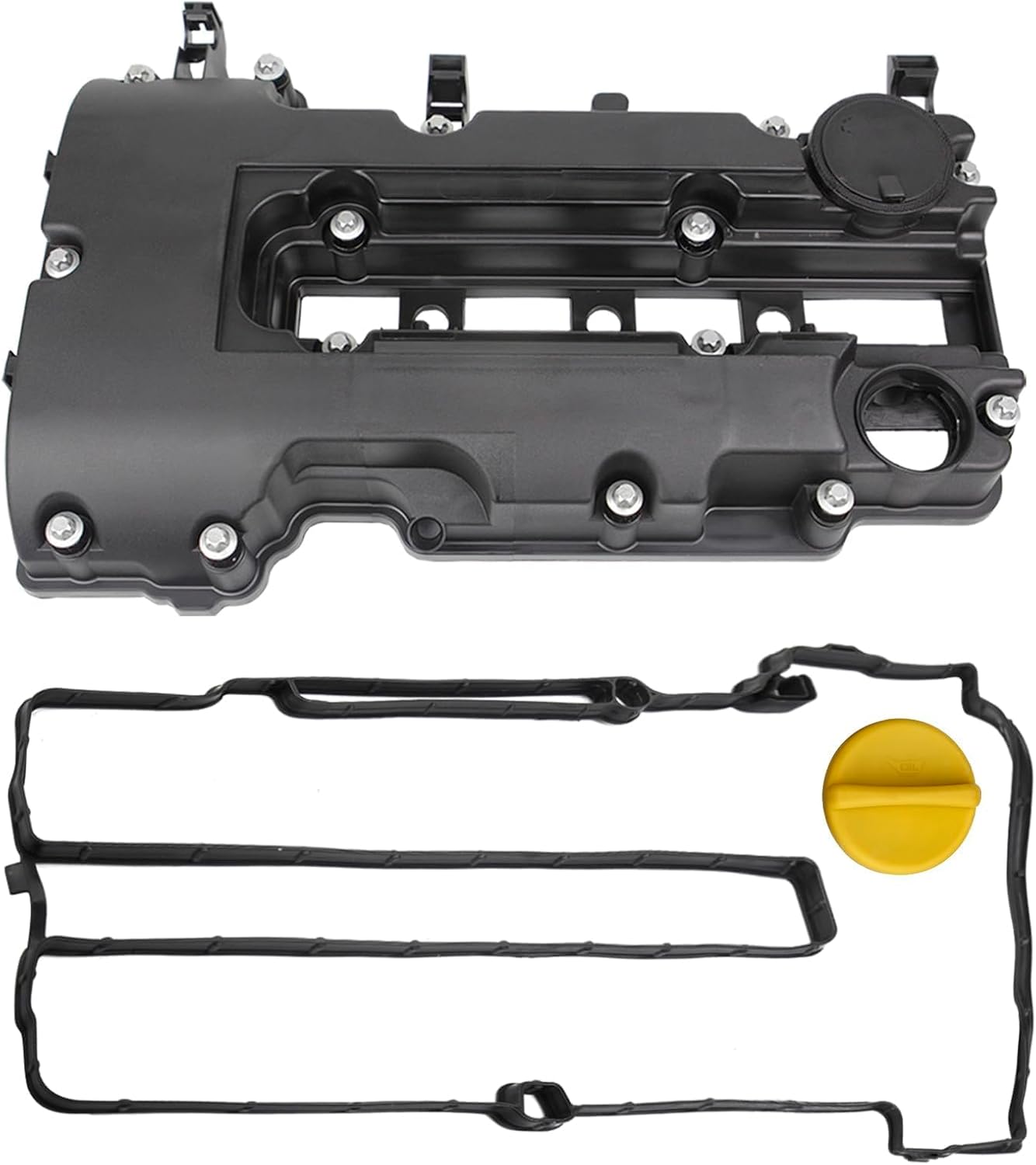 MITZONE Engine Valve Cover Kit with Gaskets & Bolts for Chevy