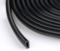 Rubber U Channel Edge Trim Door Seal Strip - 100 ft Black for Edge