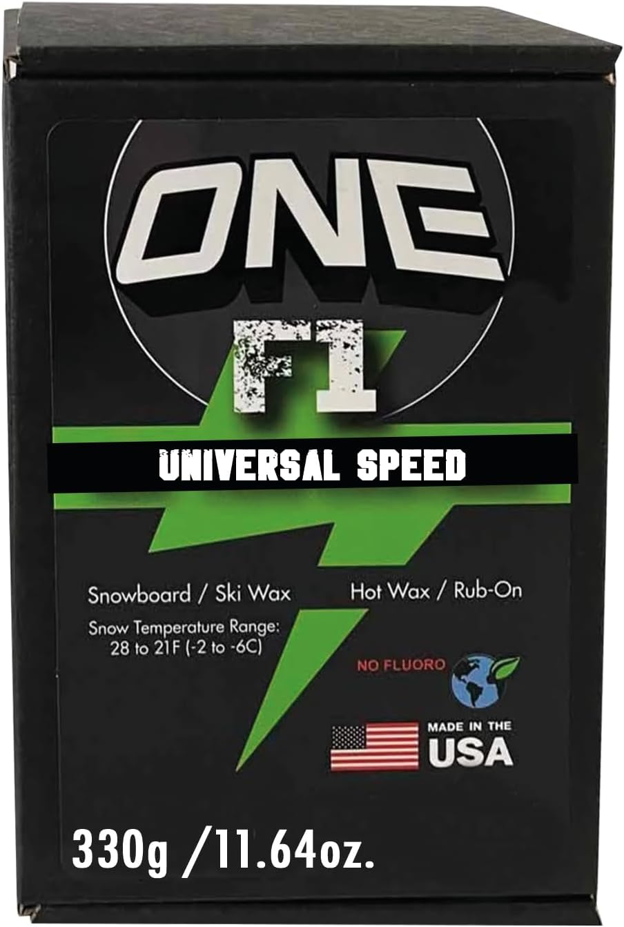 One Mfg High-Performance Speed Wax - No Fluoro, USA Made