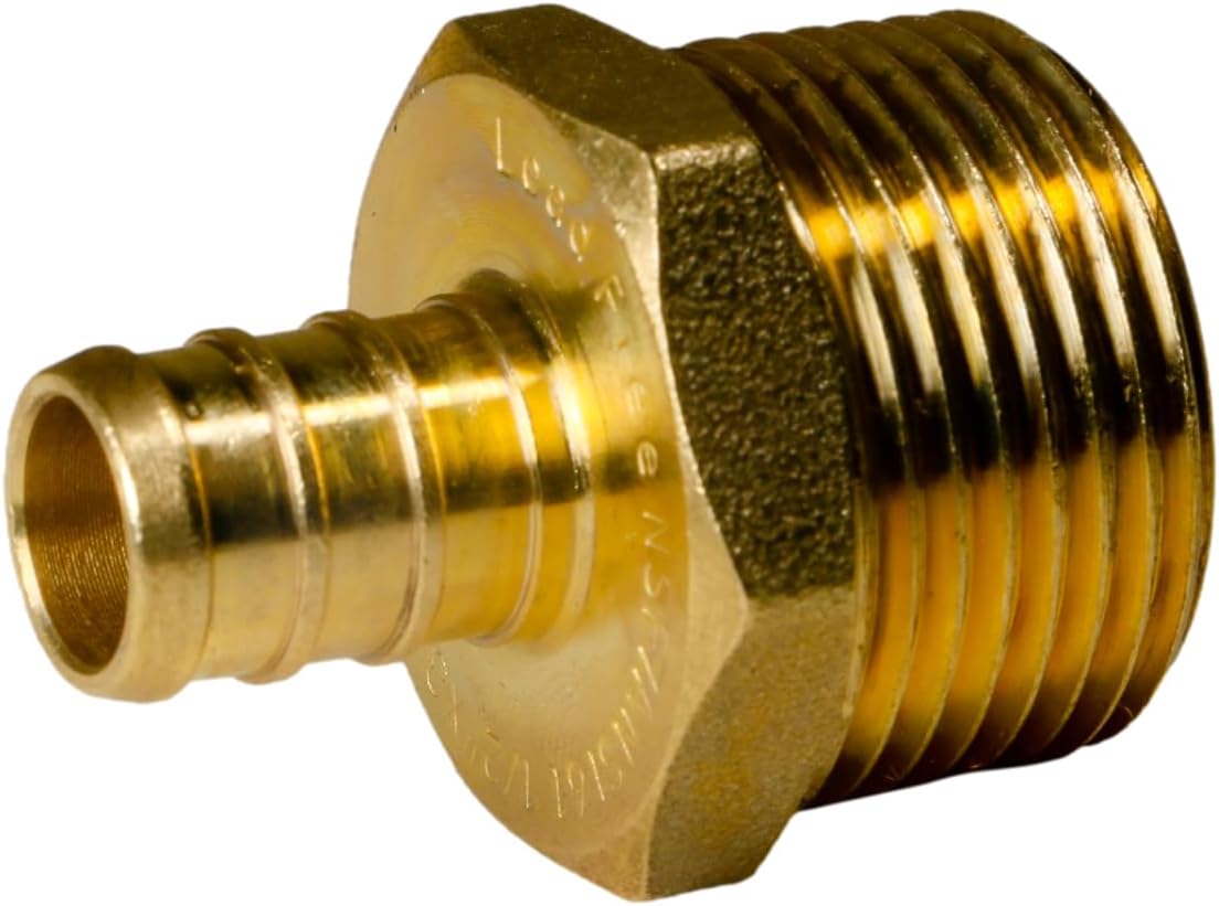 XFITTING 1/2 Pex x 3/4 Male NPT Adapter for Potable Water Use