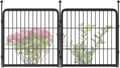 FXW Garden Fence Outdoor for Yard - Heavy Duty Metal Barrier