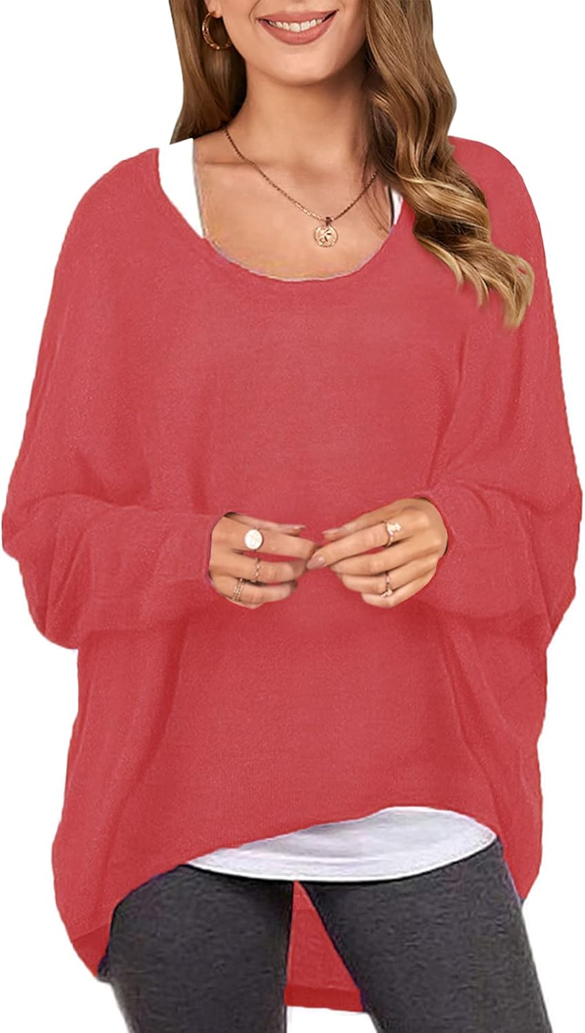 ZANZEA Women's Off The Shoulder Batwing Tops for Casual Style