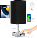 Bedside Lamp with USB Ports - Touch Control 3-Way Dimmable