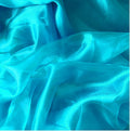 Bridal Solid Sheer Organza Fabric 40 Yard Turquoise - Shiny Craft
