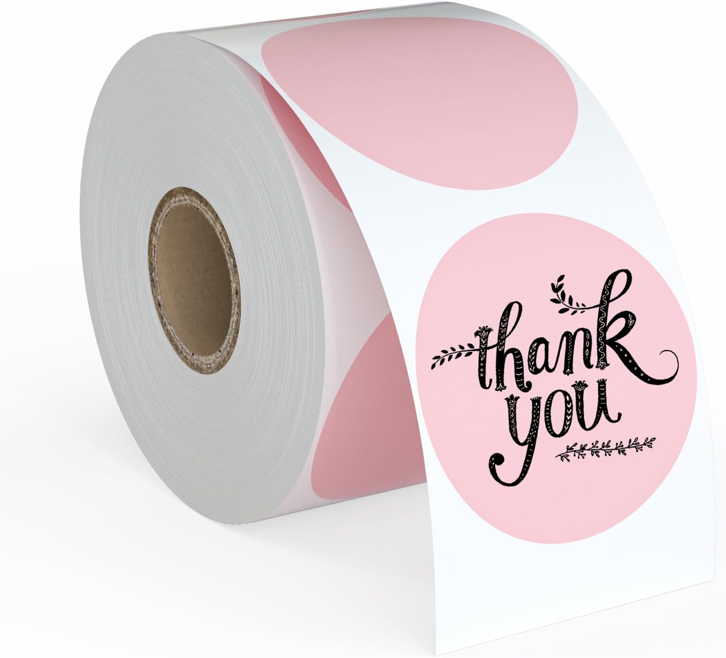 Pink Thermal Labels: DIY Name Tags & Shipping Stickers