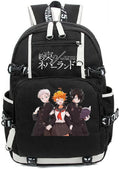 ISaikoy Anime The Promised Neverland Backpack Bookbag Laptop Bag