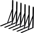 Heavy Duty Metal L Brackets 18 inch Shelf Brackets 6 Pack