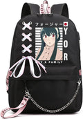 Anime Anya Forger Backpack by ISaikoy with Convenient USB Port