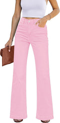 GRAPENT Womens Flare Jeans High Waisted Wide Leg Baggy Jean spring