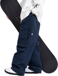 SNOWVERB Baggy Ski Insulated Snow Pants - Waterproof, Warm Fit