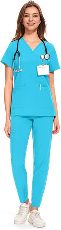 Comfortable Women's Scrubs for Medical Use with Trendy Design