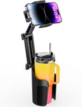 2-in-1 Cup Holder Cell Phone Holder for Car - Stable Navigation Mount