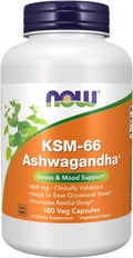 KSM-66 Ashwagandha 600 mg Veg Capsules - Stress and Sleep Support