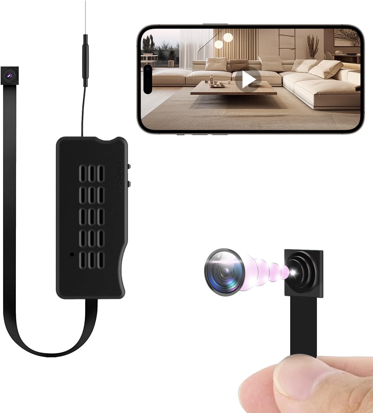 Small Hidden Camera DIY Module - Mini Wireless Spy Camera