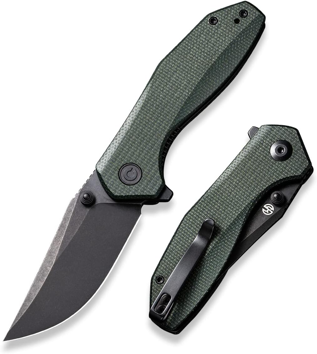 CIVIVI ODD 22 Pocket Knife for EDC with Micarta Handle