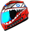 WOW Full Face Motorcycle Helmet Size M - DOT Certified for Youth