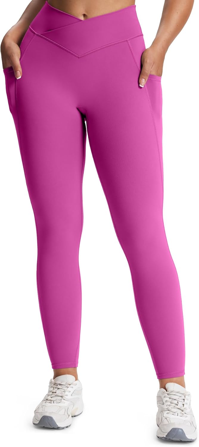 Aoxjox Trinity High Waisted Yoga Pants with Pockets for Women
