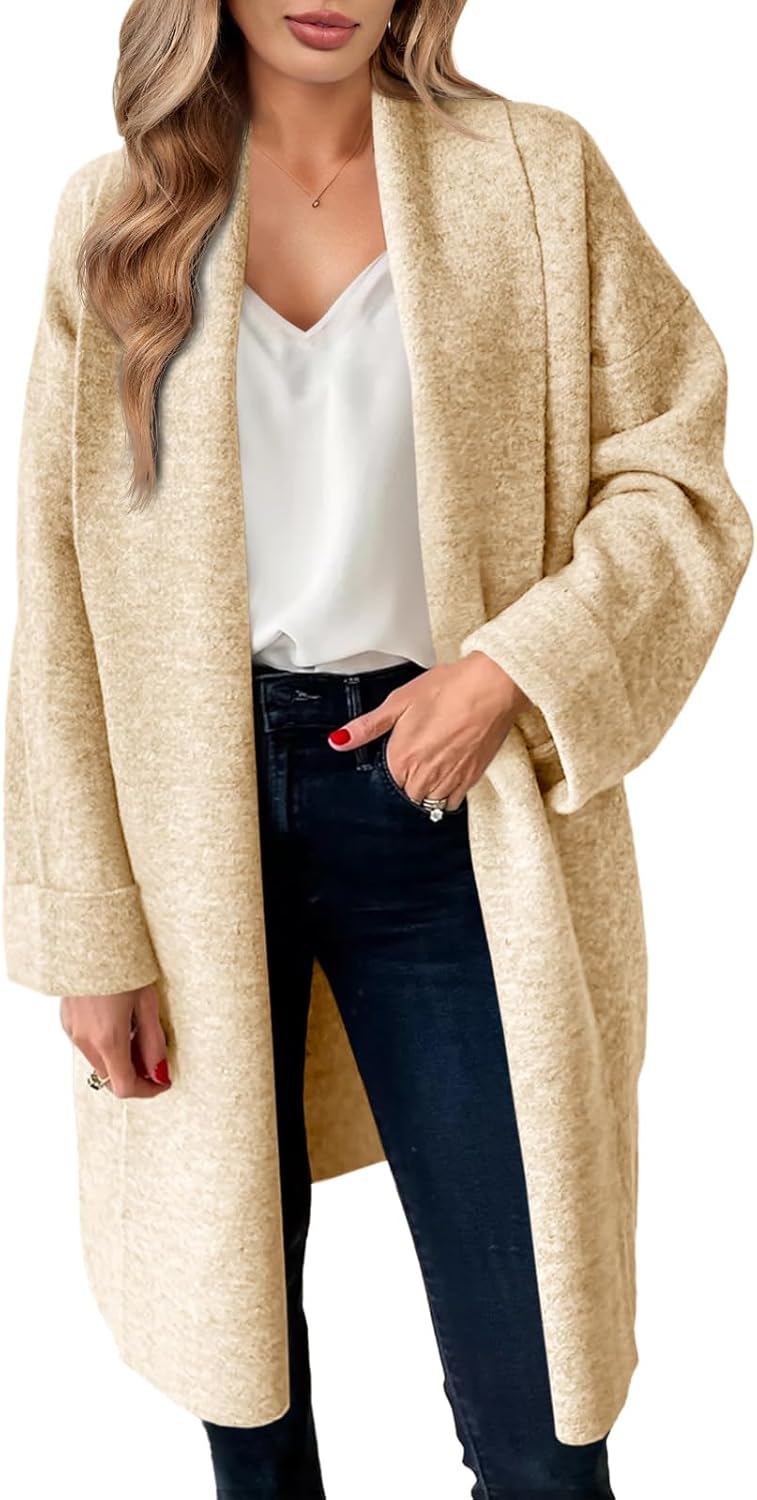Saodimallsu Womens Long Cardigan Sweaters for Cozy Fall Style