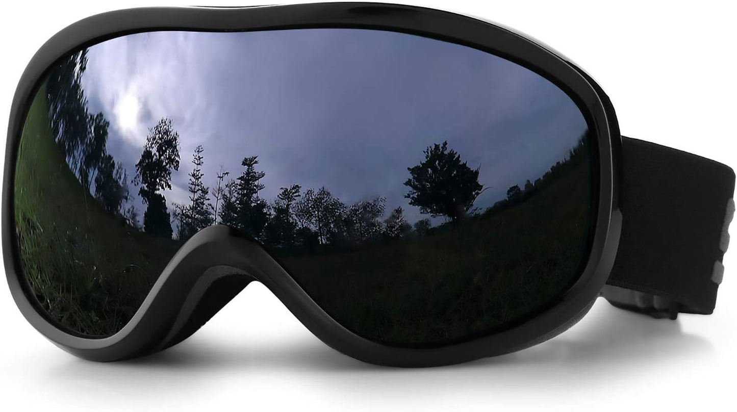 SPOSUNE Anti-Fog Ski Goggles - Over Glasses Lens