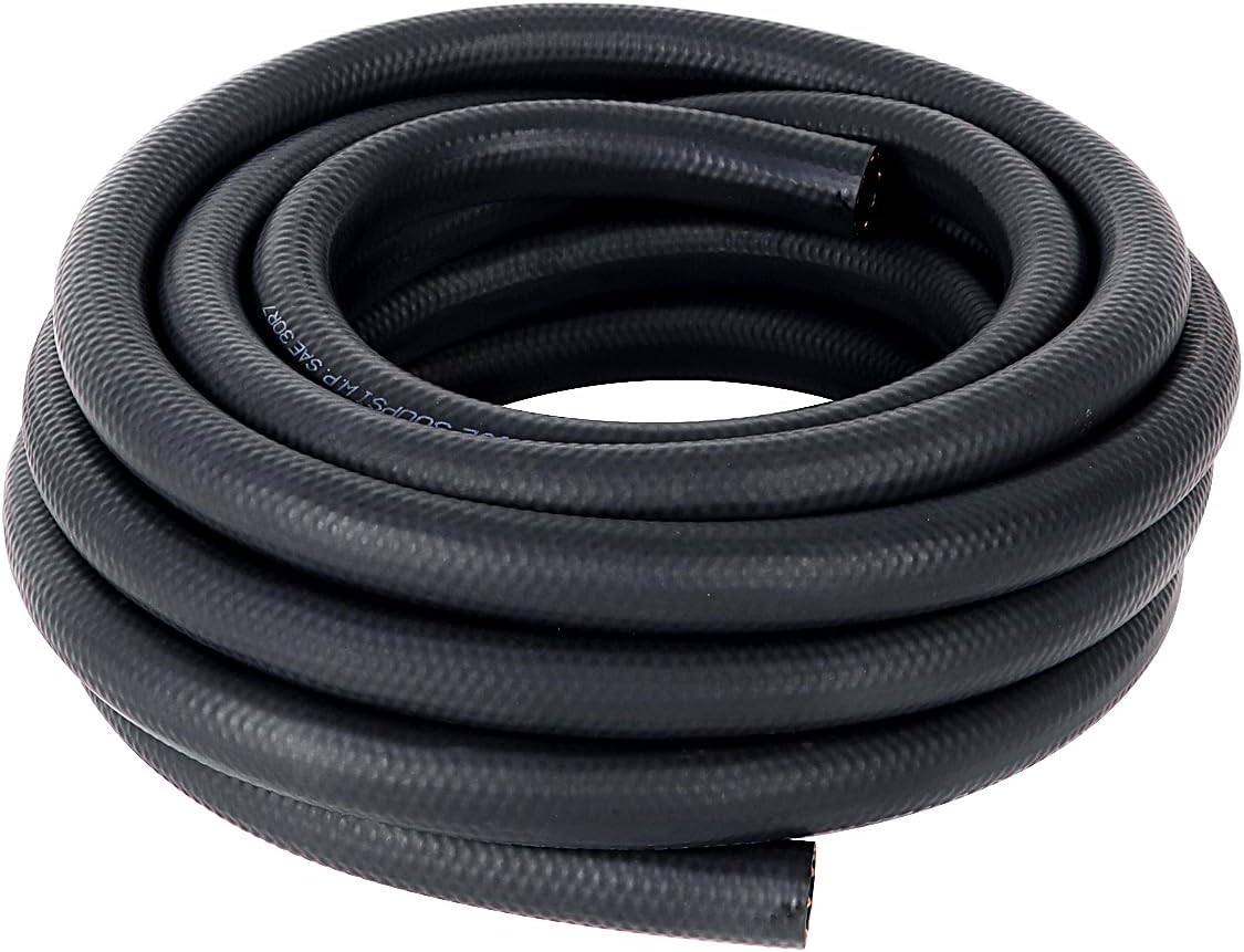 LokoCar Rubber Fuel Hose Line Push Lock 5/8in ID for Versatile Use