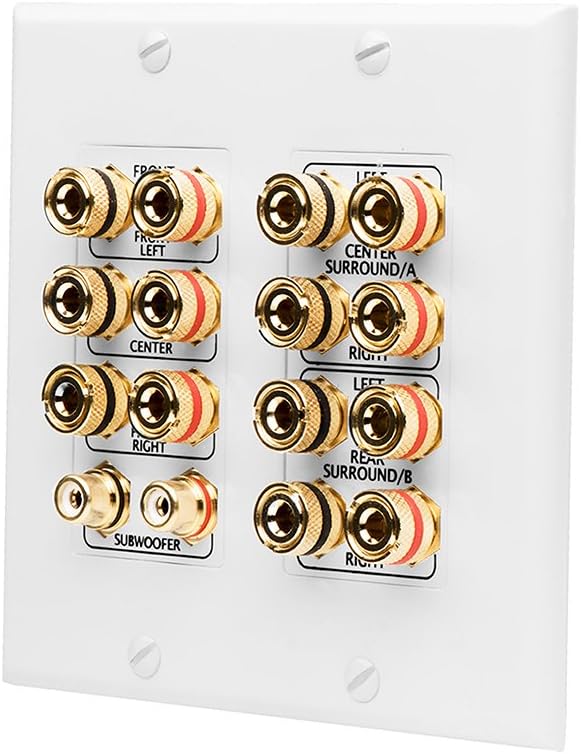 OSD Audio WP16 Banana Binding Post for Home Theater Systems