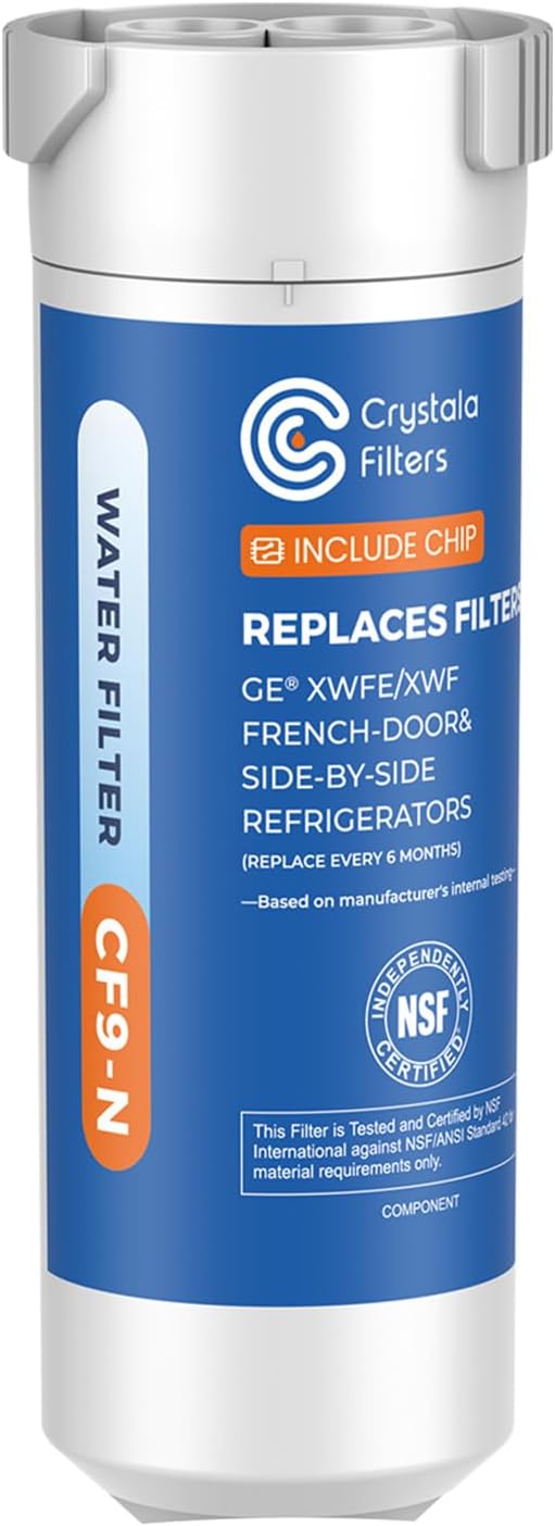 Crystala Filters Water Filter Replacement for GE XWFE Models