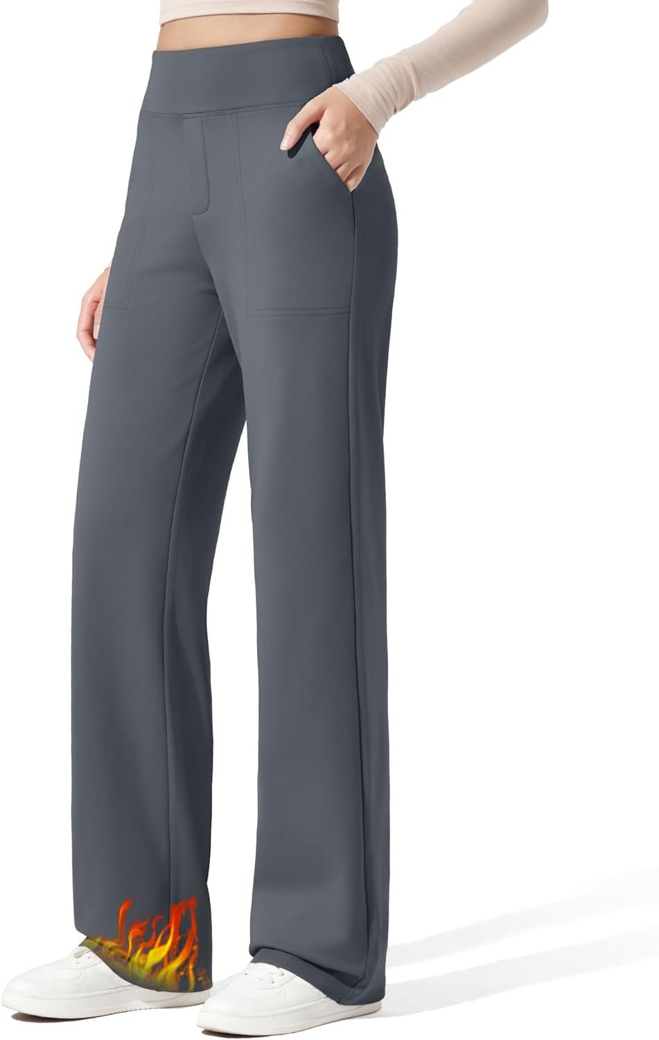 G4Free Women Fleece Lined Pants for Winter Comfort and Style