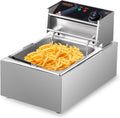 Electric Commercial Deep Fryer 11.4QT - Countertop Frying Machine