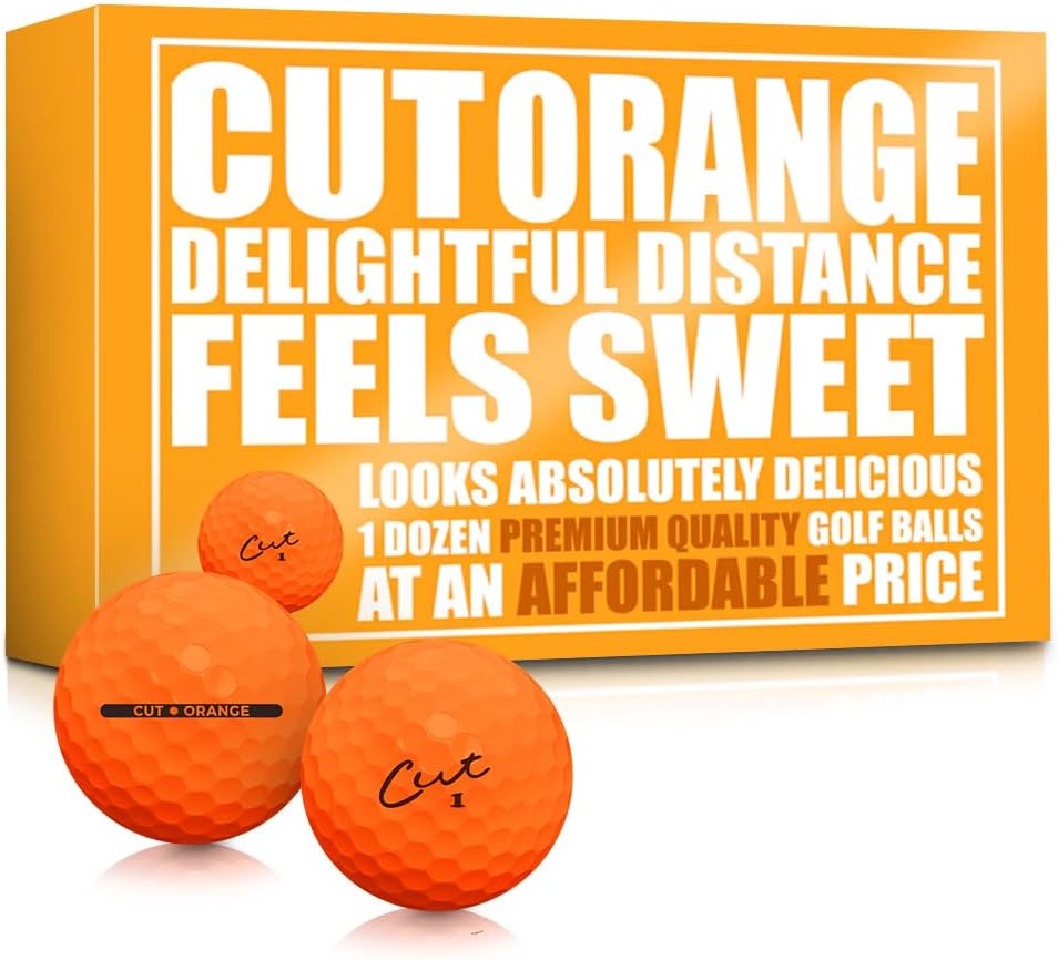 Premium Matte Golf Balls - Decreased Spin, Improved Control