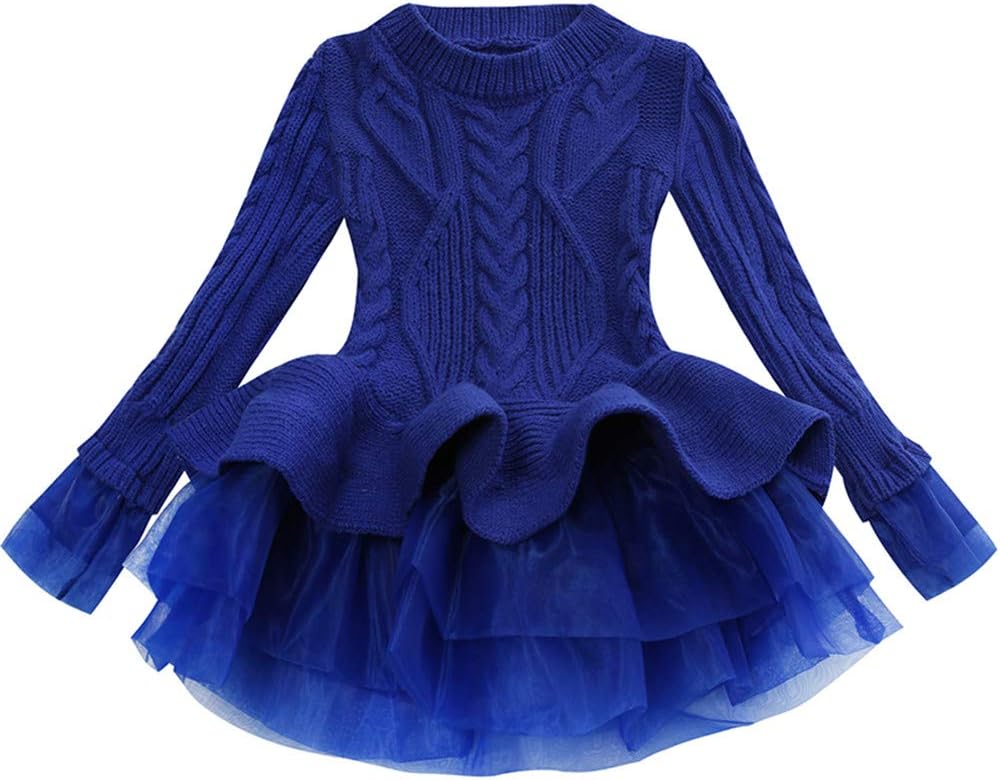 FKKFYY Long Sleeve Fall Sweaters for Girls - Stylish Comfort