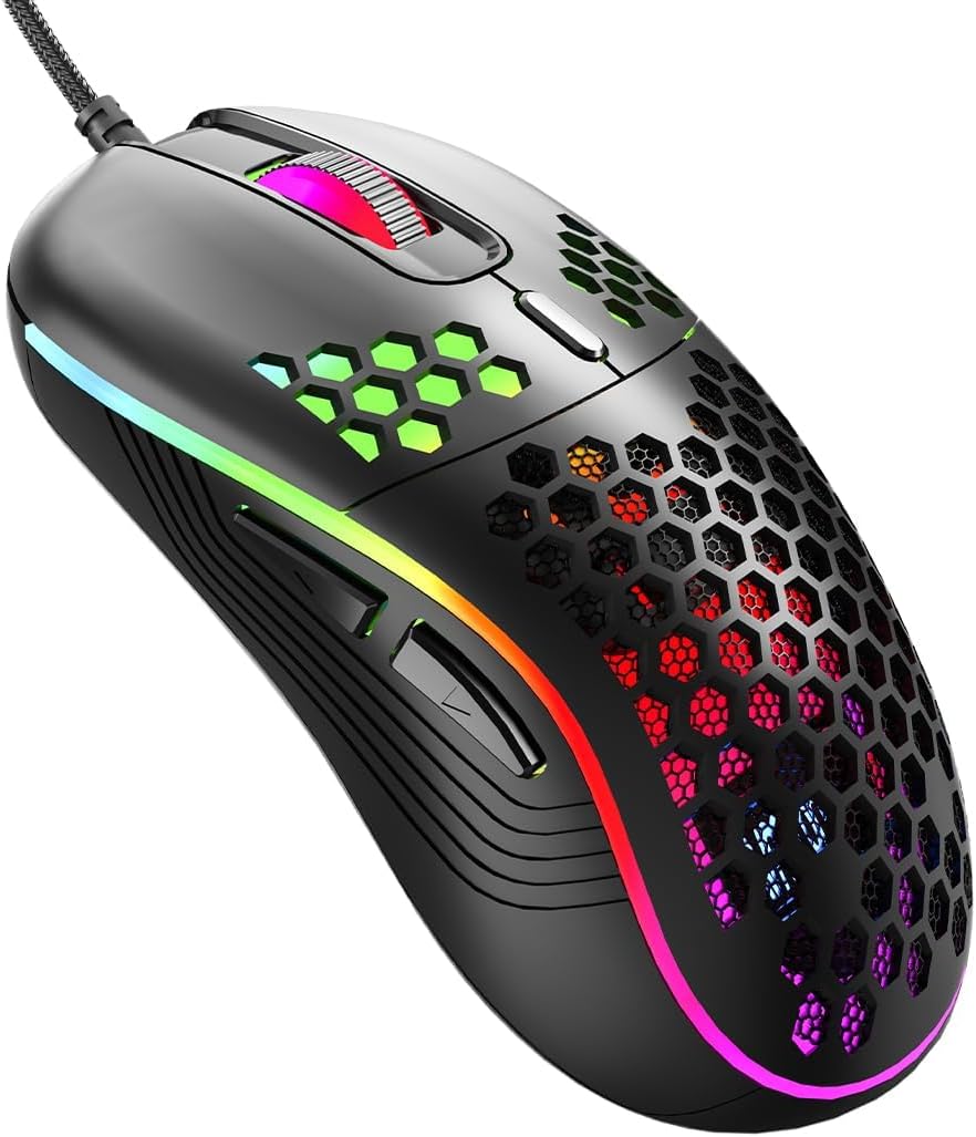 Wired Gaming Mouse: RGB Backlight, High Precision, Ergonomic Design